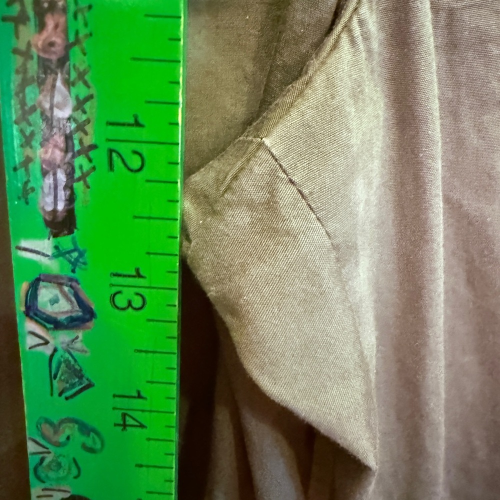 COS Women’s 100% Cotton Olive Green Pleated Chinos Sz 10 - Picture 9 of 10